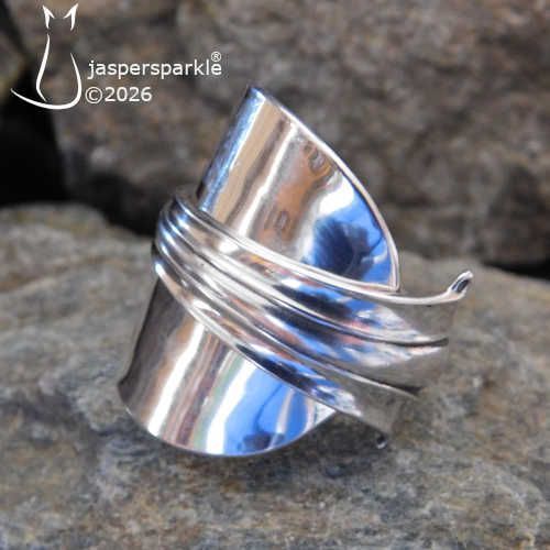 NEW! Antique Spoon Ring Birmingham 1922 Size S T U V or W NEW! Antique Spoon Ring Birmingham 1922 Size S T U V or W
