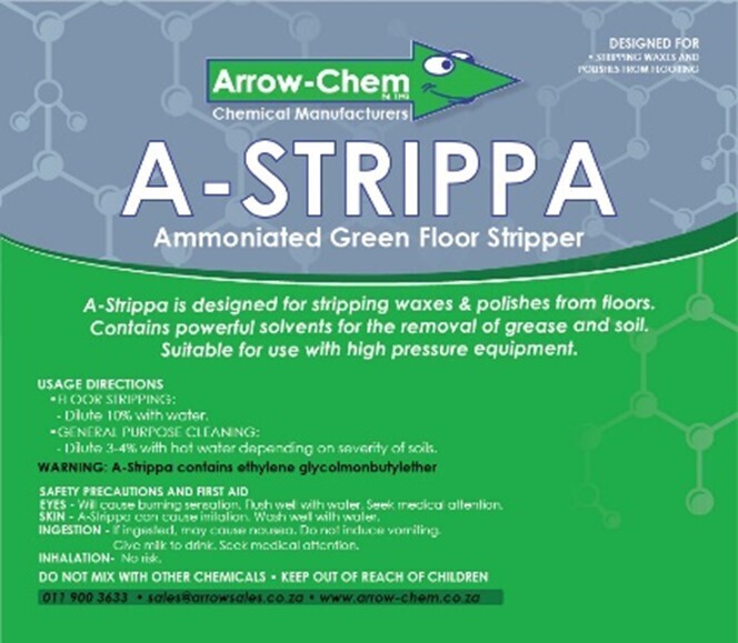 AMMONIATED LIQUID FLOOR STRIPPER (GREEN) 25LT