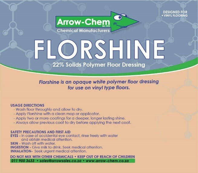 22% SOLIDS POLYMER FLOOR DRESSING 5LT