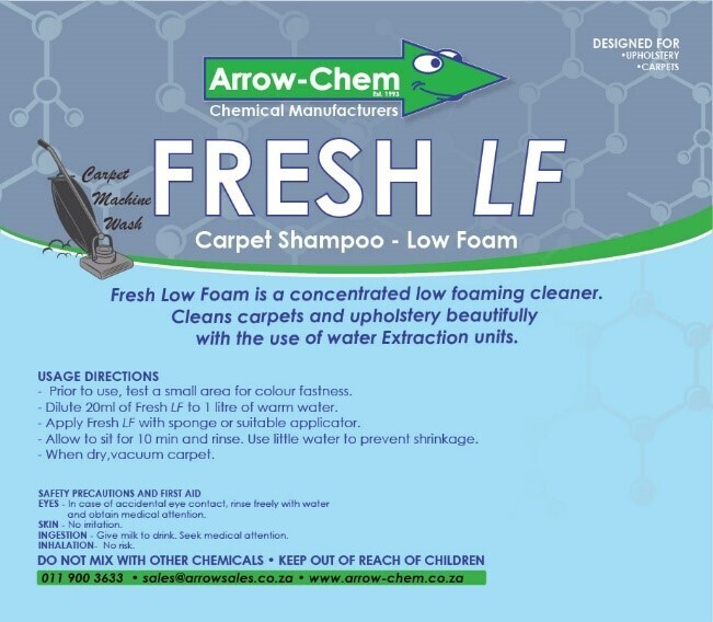 LOW FOAMING LIQUID CARPET SHAMPOO (MACHINE) 5LT