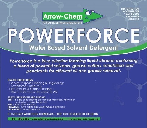 FOAMING WATER BASED DEGREASER & INTENSIVE CLEANER (BLUE) 25LT
