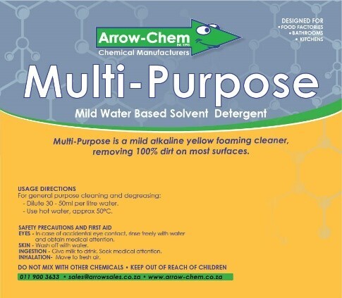 ALKALI GENERAL PURPOSE CLEANER & LIGHT DEGREASER (YELLOW) 5LT