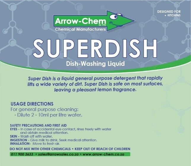 SUPERDISH DISH-WASHING LIQUID 2LT