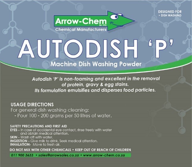 AUTODISH "P" MACHINE DISH WASHING POWDER 5LT