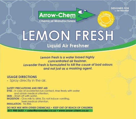 LEMON FRAGRANCE AIR FRESHNER 5LT
