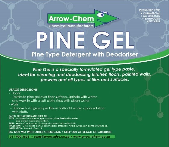 STRONG PINE DETERGENT & DEODORISER GEL 2LT
