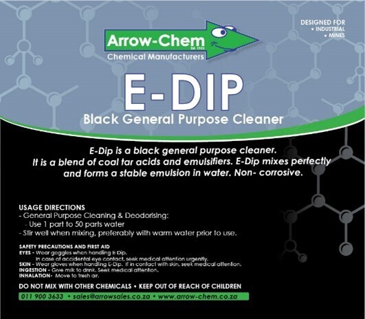 E-DIP BLACK GENERAL PURPOSE CLEANER 25LT