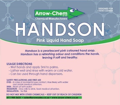 HANDSON LIQUID PEARLED HAND SOAP (PINK) 25LT