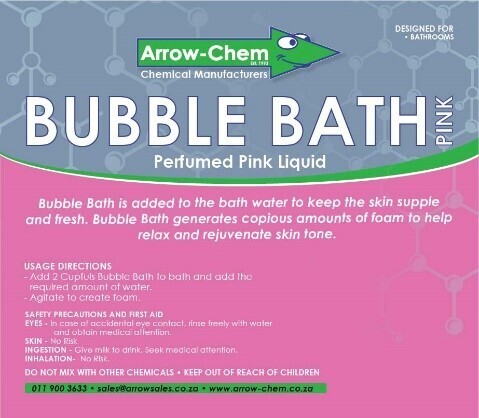 BUBBLE BATH PERFUMED PINK LIQUID 25LT