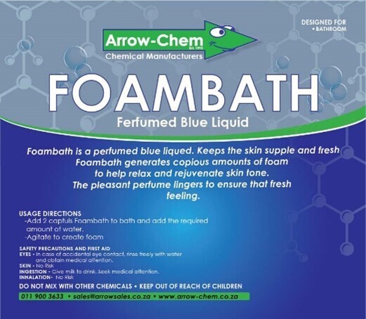 FOAMBATH PERFUMED LIQUID (BLUE) 25LT