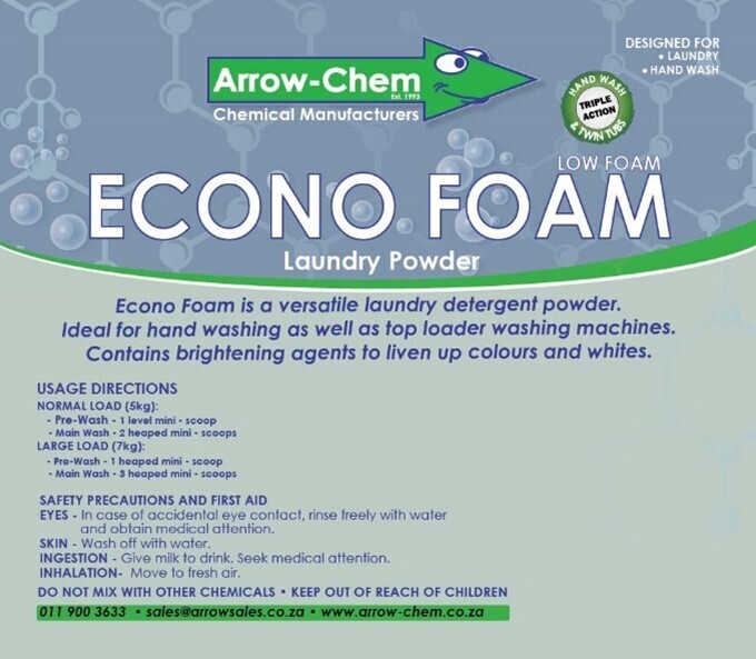 ECONO FOAM LAUNDRY POWDER (L/F) 25KG BAG