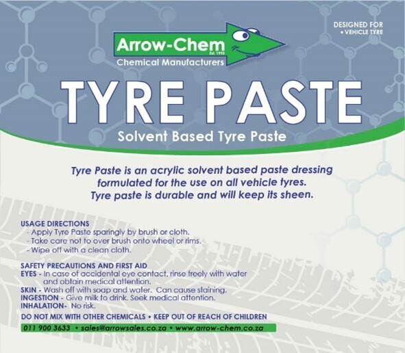 THICK PASTE POLISH SPECIALLY FORMULATED FOR TYRE SHINE (BLACK) 25LT