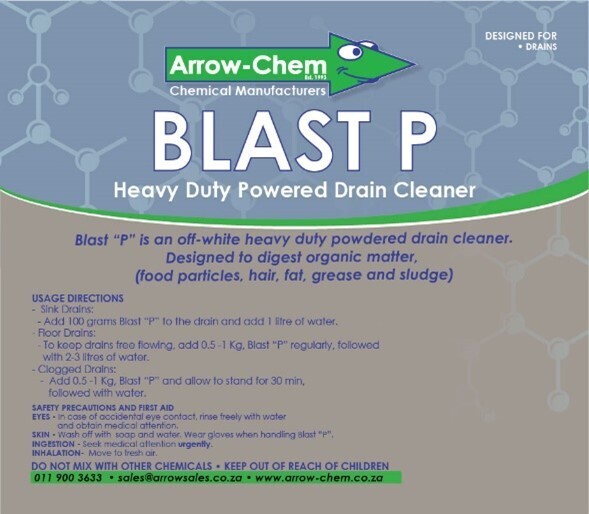 BLAST “P” POWDERED DRAIN CLEANER 5KG