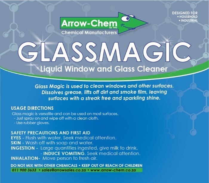 GLASS MAGIC WINDOW & GLASS CLEANER 5LT