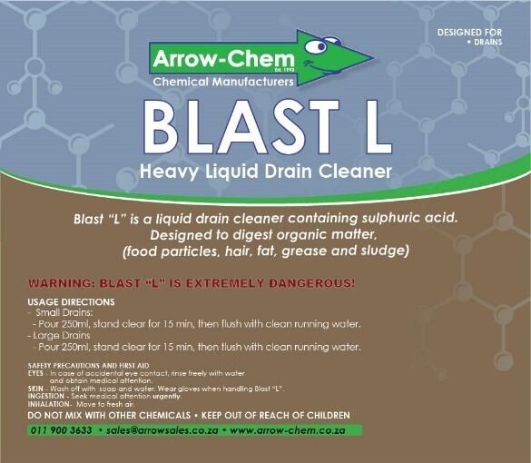 BLAST “L” LIQUID DRAIN CLEANER 25LT