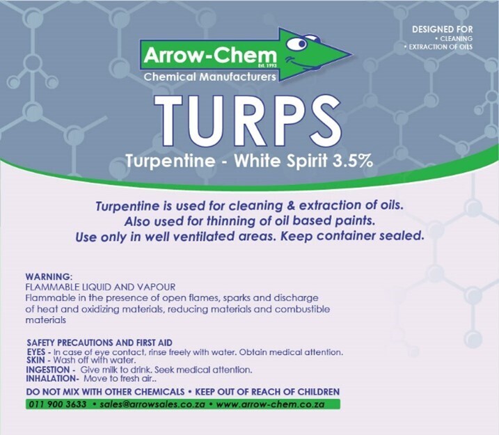 TURPENTINE – WHITE SPIRIT 3.5% 25LT