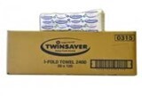 1PLY TWINSAVER INTERFOLD TOWEL 20x120'S