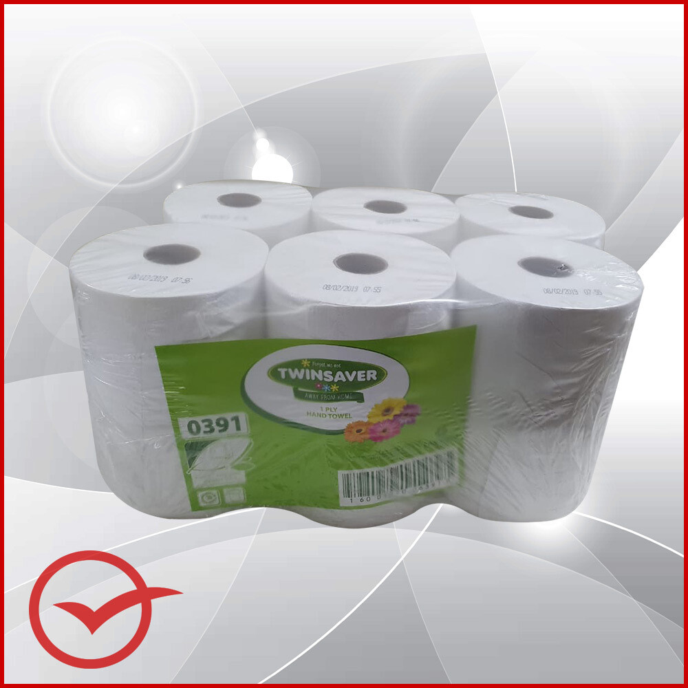 1PLY TWINSAVER CONTROL TOWEL 6x150M