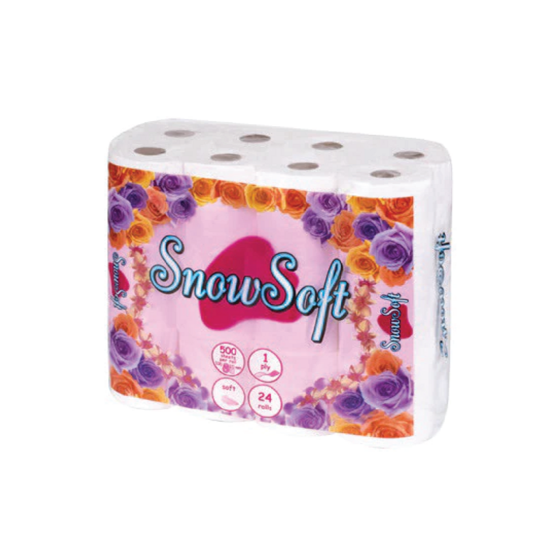 1PLY 24'S SNOWSOFT TOILET PAPER