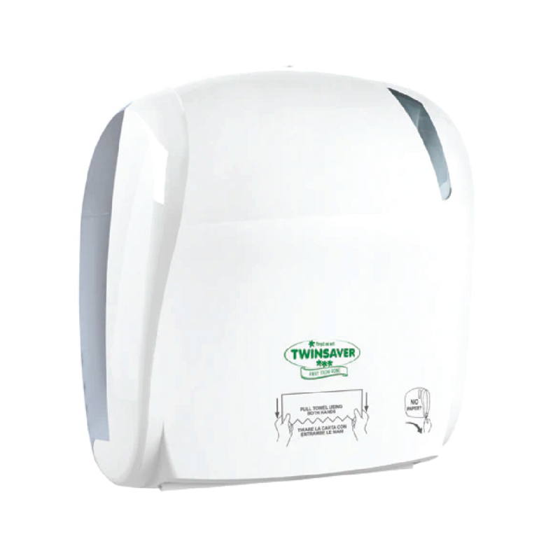AUTO-CUT HAND TOWEL DISPENSER WHITE