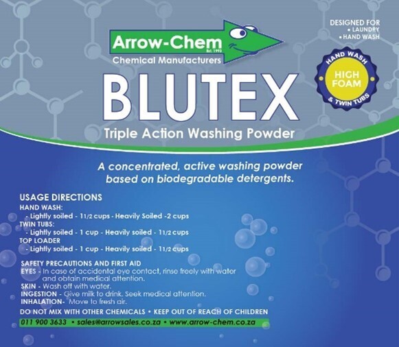 BLUTEX LAUNDRY POWDER WITH GLUE GRANULES (H/F) 2KG BAG