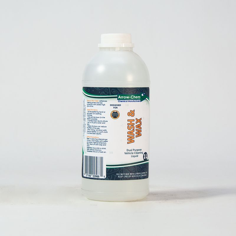 VEHICLE ONE STEP WASH & WAX (CLEAR) 1LT
