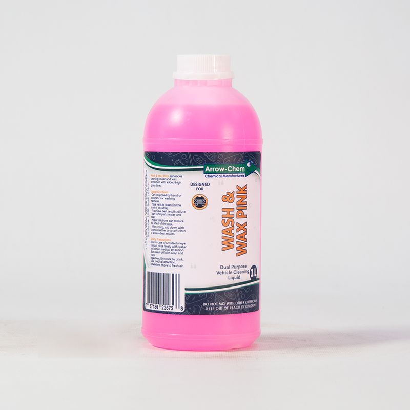 VEHICLE ONE STEP WASH & WAX (PINK) 1LT