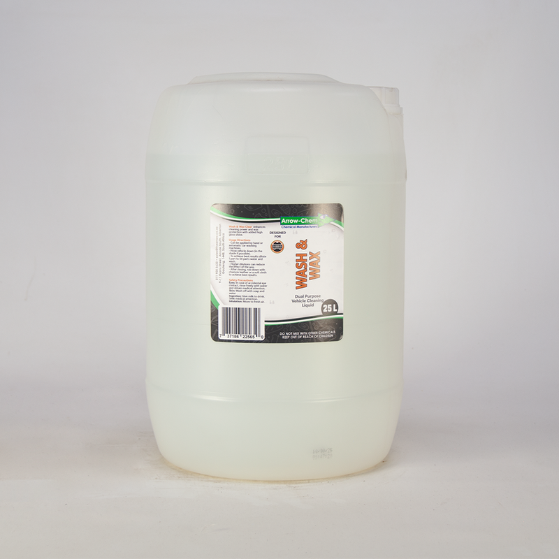 VEHICLE ONE STEP WASH & WAX (CLEAR) 25LT