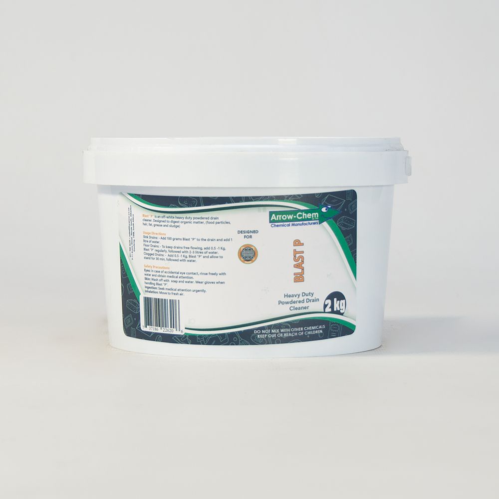 BLAST “P” POWDERED DRAIN CLEANER 2KG