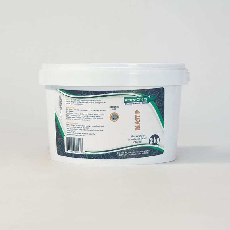 BLAST “P” POWDERED DRAIN CLEANER 2KG