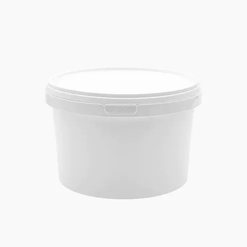 2LT WHITE BUCKET + WHITE LID