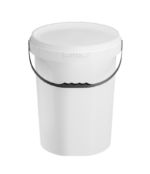 25lt WHITE BUCKET + LID