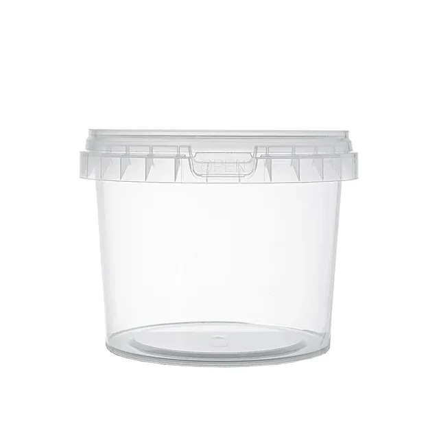 500ML CLEAR TUB & LID