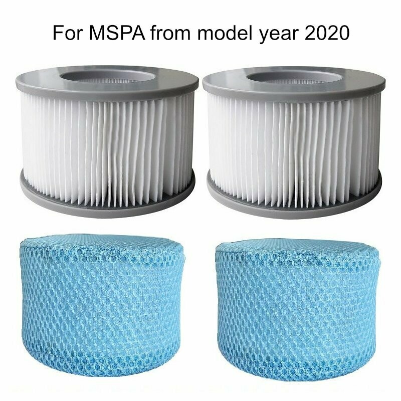2 X MSpa Filter 2020 with 2 sleeves