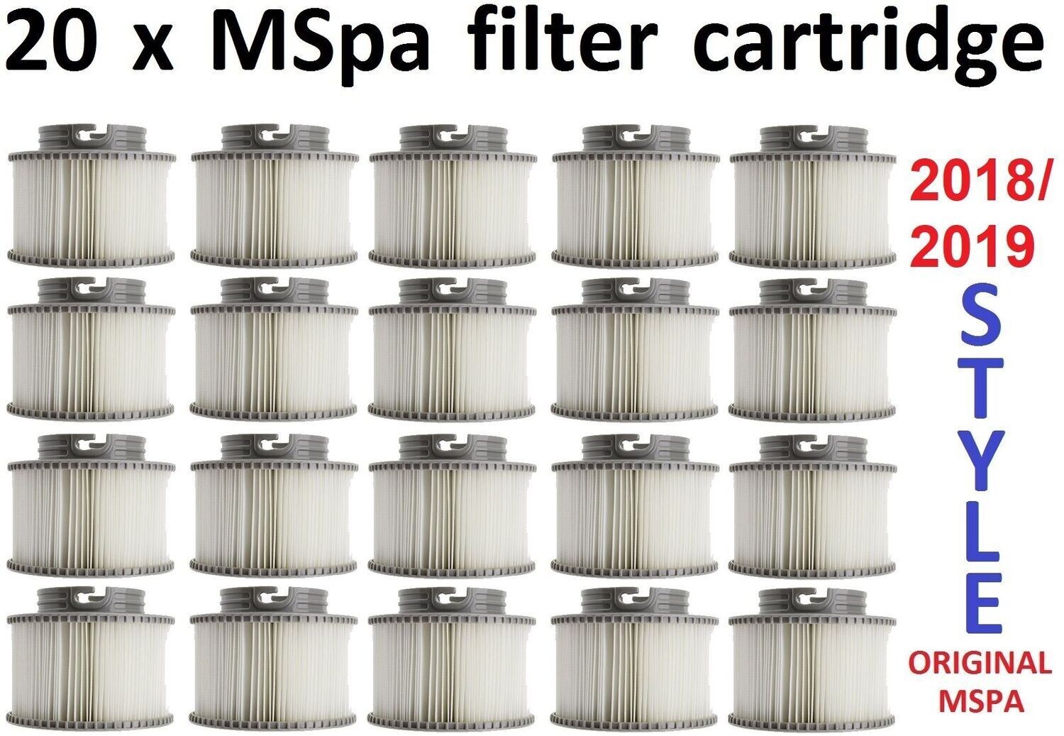 MSpa Filter Set 2010-2019 pack of 20