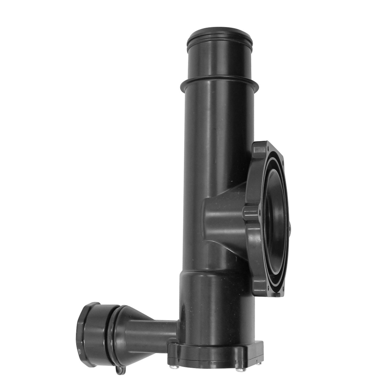 Black air cap with cover for checking valve
