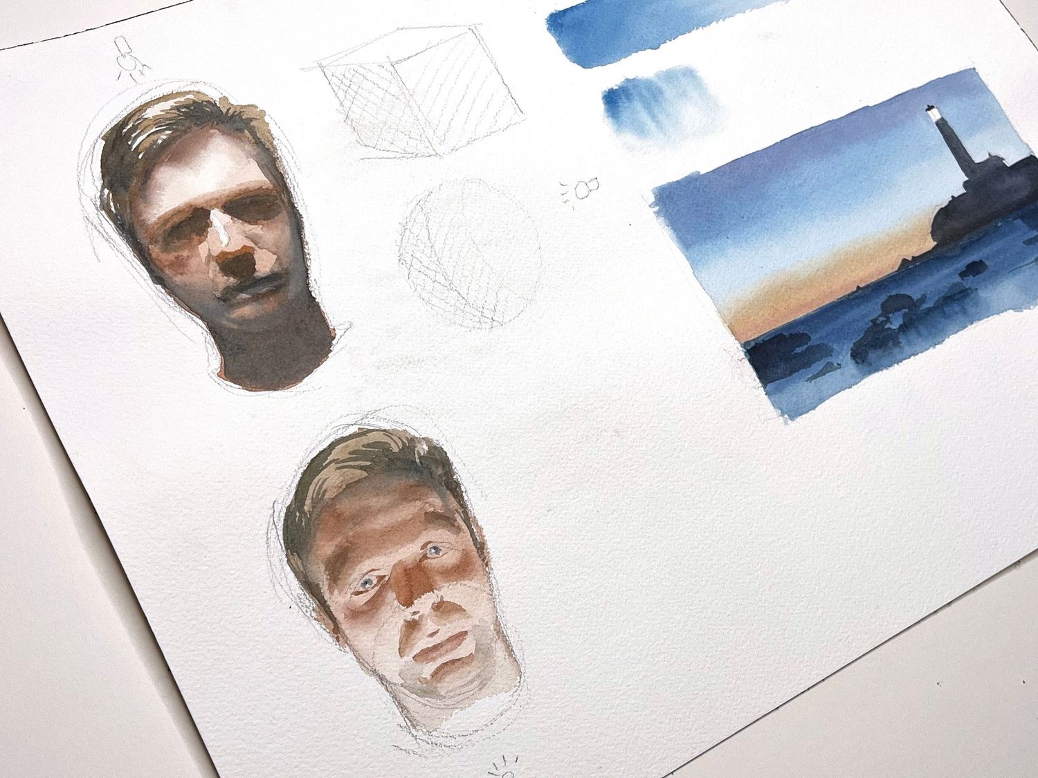 Light study and light house