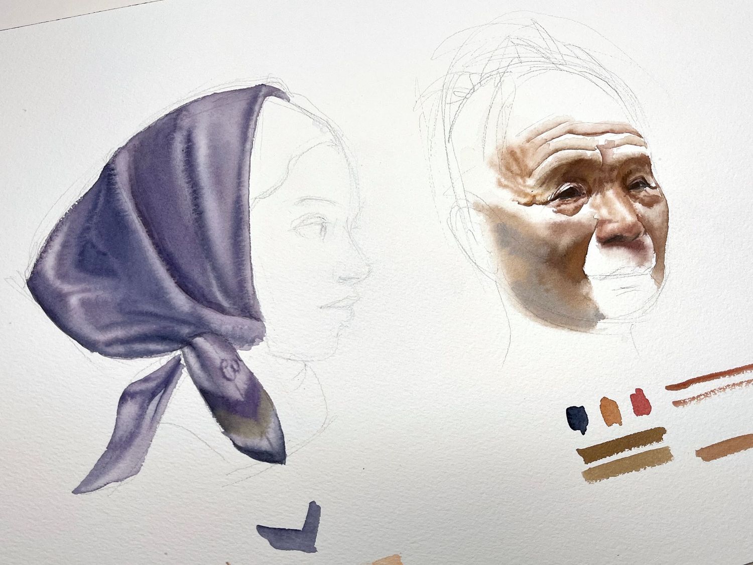 Cloth + Skin study