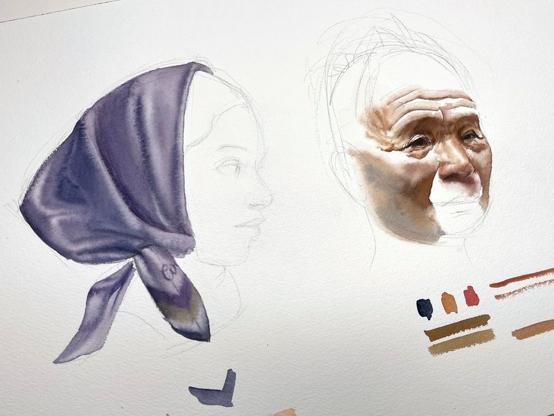 Cloth + Skin study