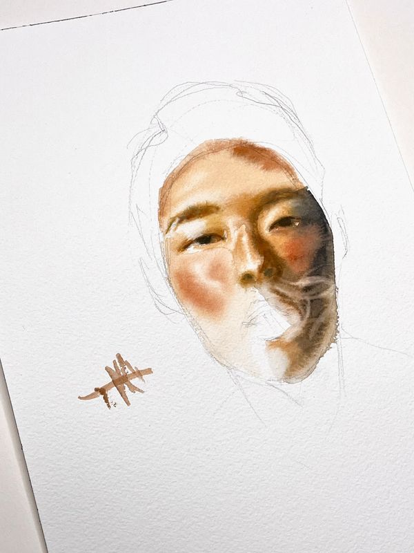 Smoking face