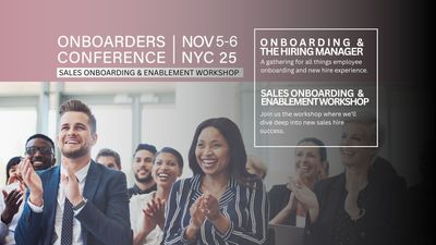 Annual Onboarders Conference &amp; Workshop