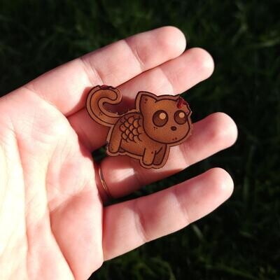 Wooden Pins - Cutie Cat !