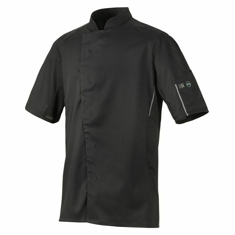 Blouse noire légère manche courte Robur Benak