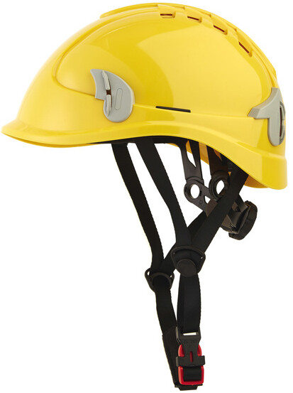 Casque monteur ventilé avec attaches pour lampe frontale