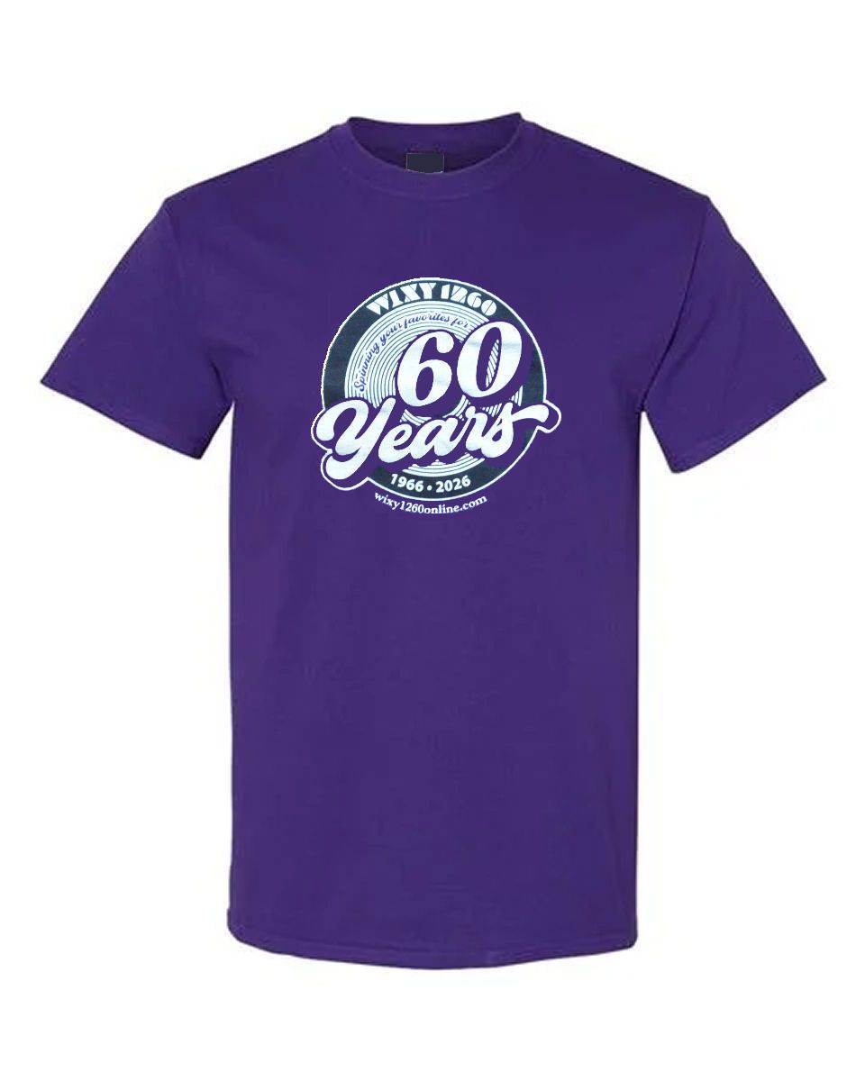WIXY 1260 60th Anniversary Unisex Tee Shirt