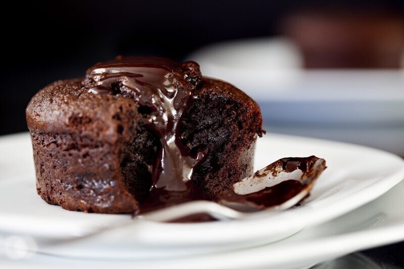 Soufflé black and white/cioccolato