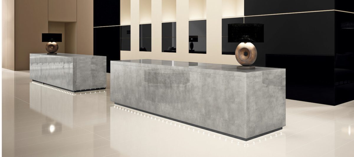 MDF CUZCO SILVER Haute Brillance Luxe  - ALVIC - 18 mm