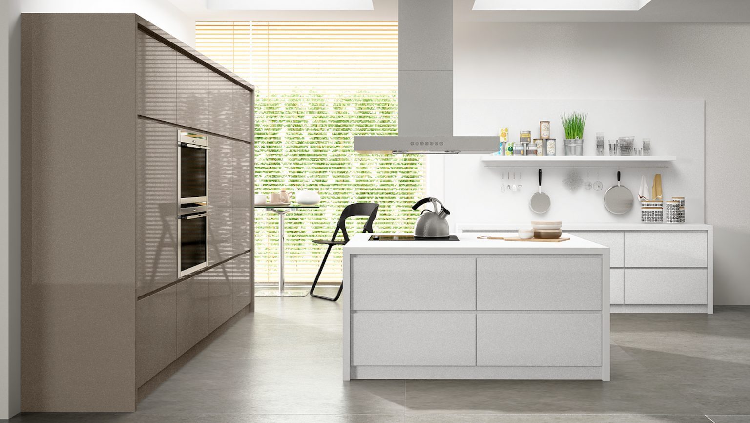 MDF BASALTO PEARL Haute Brillance Luxe Pearl  - ALVIC - 18 mm