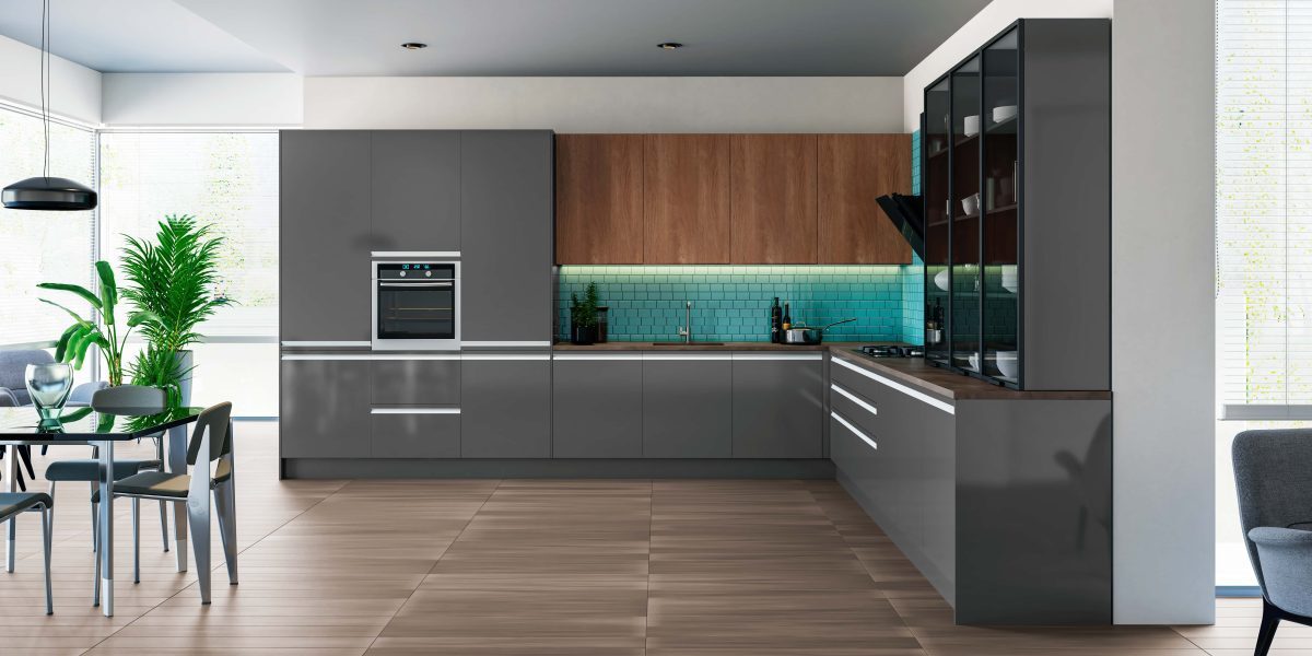 MDF GRIS PLOMO SM Supermatt Zenit  - ALVIC - 18 mm