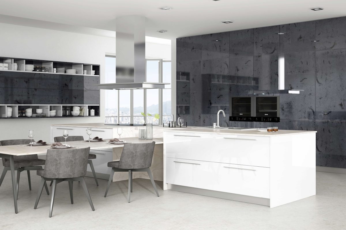 MDF OSIRIS GRAFITO SM Supermatt Zenit  - ALVIC - 18 mm